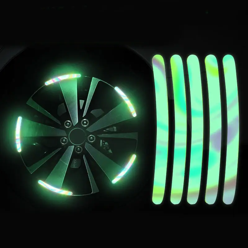 Colorful Luminous Car Reflective Strip Sticker