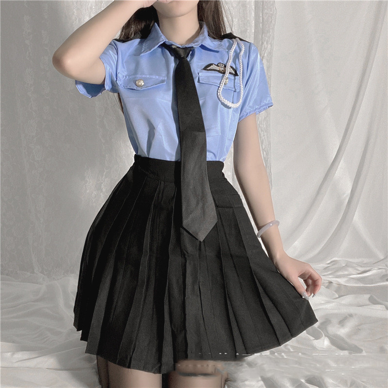 Title 4, Role-playing Uniform Suit Blouse Girl