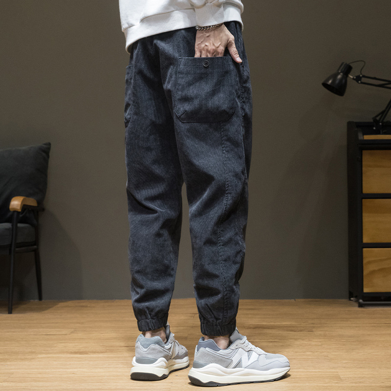 Winter Men's Loose-fitting Plus Size Fat Trousers