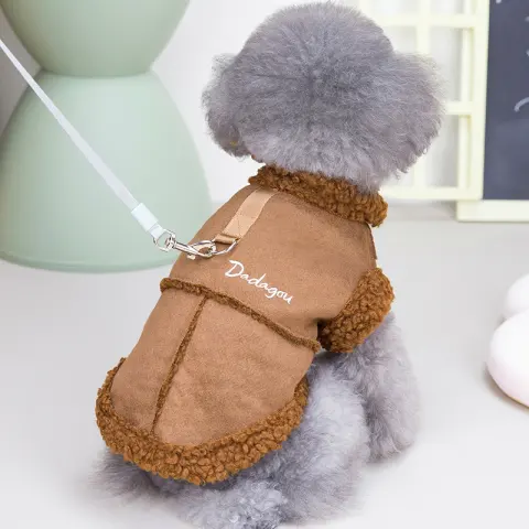 Dog Clothes Autumn and Winter Cat Padded Coat Vest