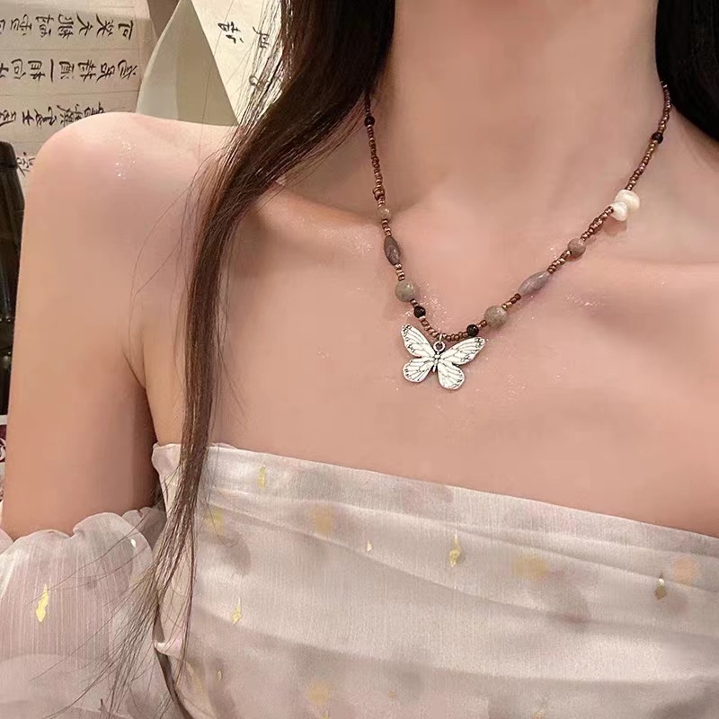 Candy Colored Dopamine Necklace Versatile For Women