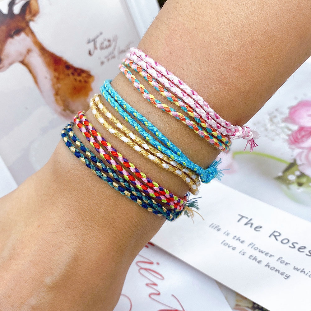 Title 7, Meetvii Lucky Tibetan String Bracelets Bangles ...