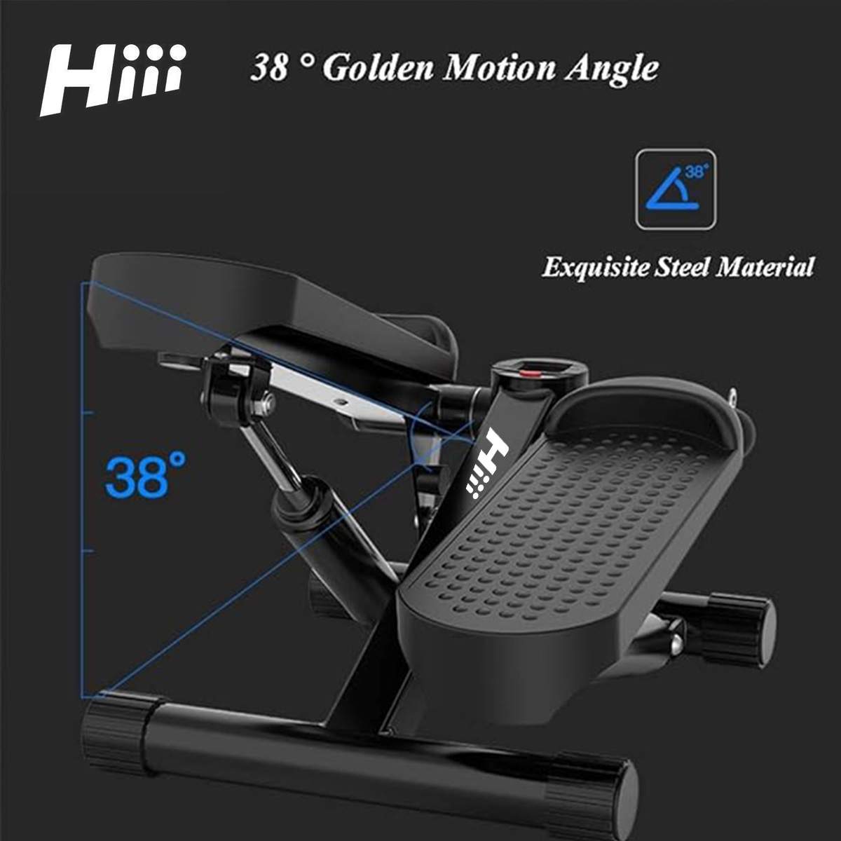 Mini Stair Stepper for Home Exercise. Dual Hydraulic Drive System, Track Your Progress, Humanized Design, Super Quiet Design, Space Saving, Packaging & Warranty.