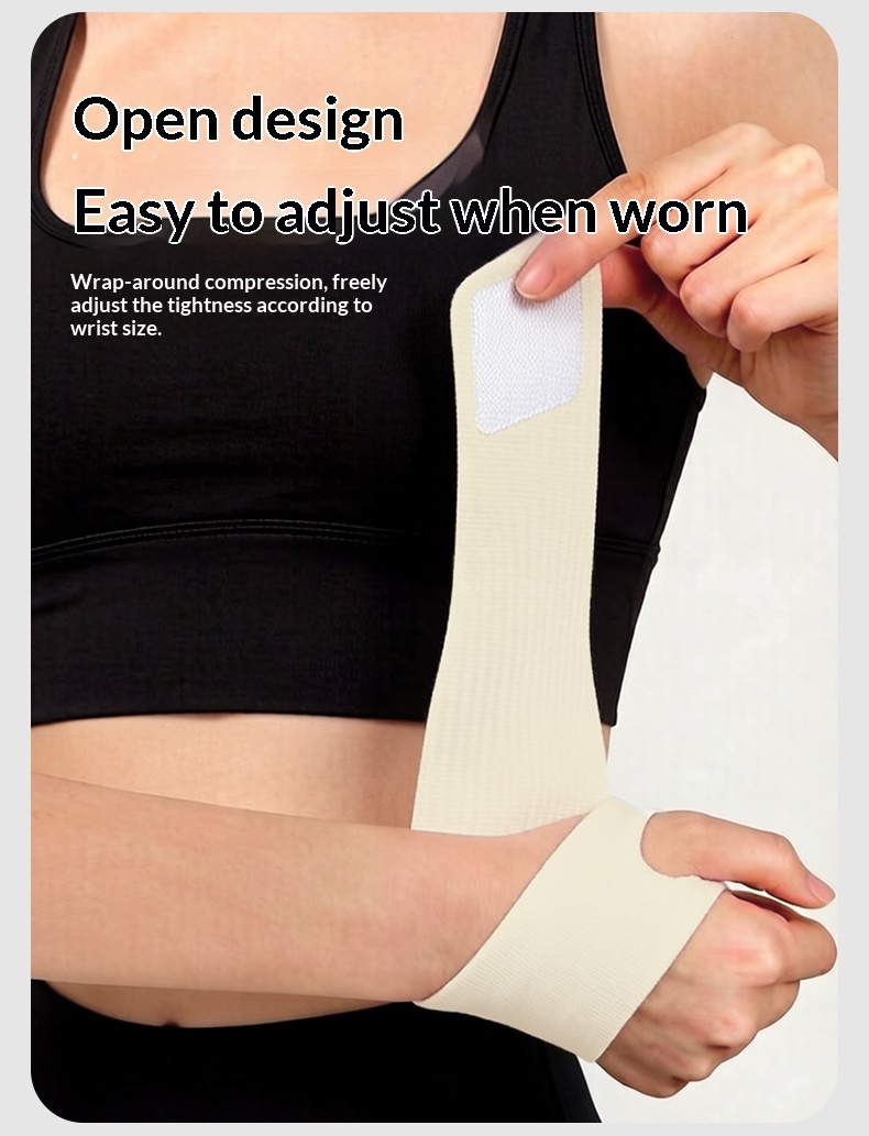 Wrap-Around Sports Wristband, Lightweight, Breathable, Tennis, Basketball, Fitness Training, Pressurized, Stable, Anti-Sprain Wrist Brace 2