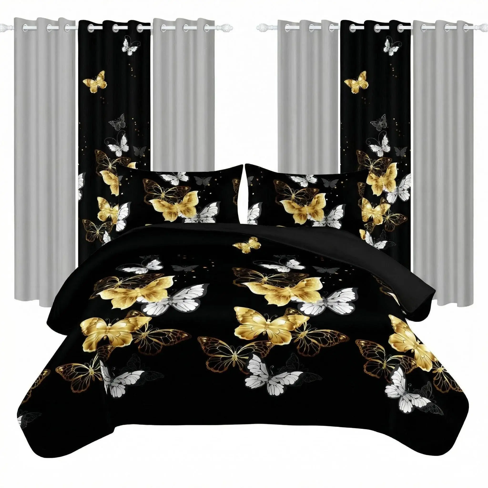 Room In A Bag Quilt And Curtain