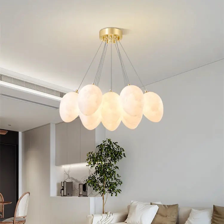 Nordic Modern Minimalist Creative Moon Bubble Living