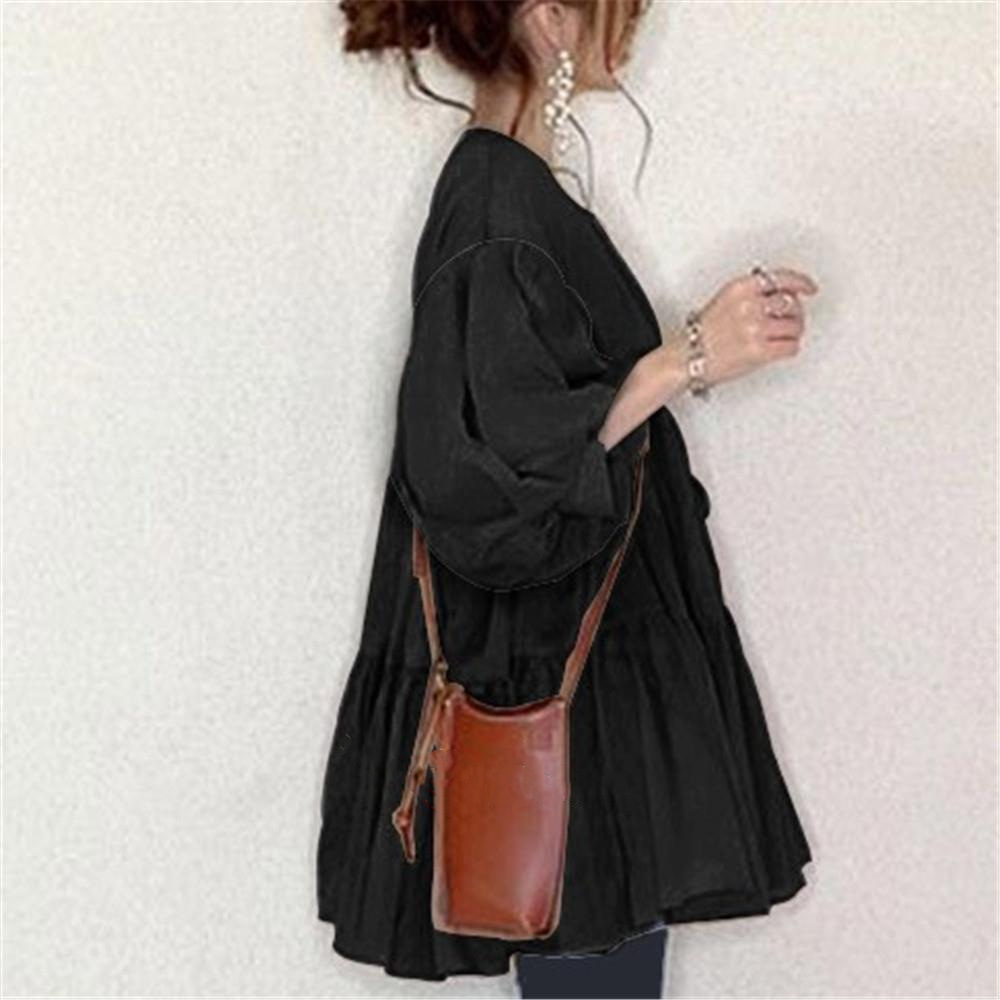 Japanese Style Lantern Sleeve Loose Casual Shirt Women