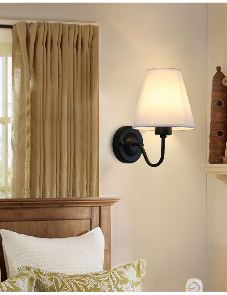 Title 6, Indoor Bedroom Bedside Wall Lamp Creative Hotel