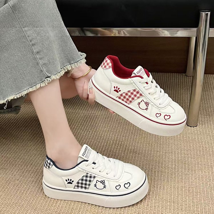 Round Headed Casual And Fashionable Versatile Student Korean Commuting Board Shoes