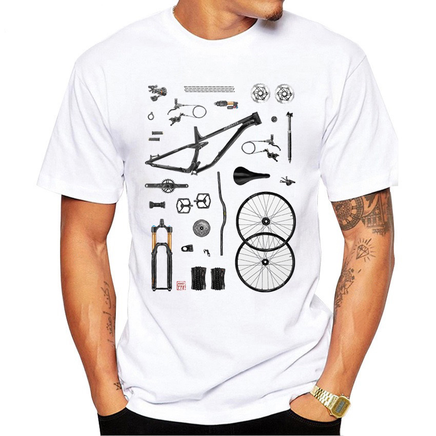 Title 20, T-shirt pour hommes avec imprimé vélo de sport ...