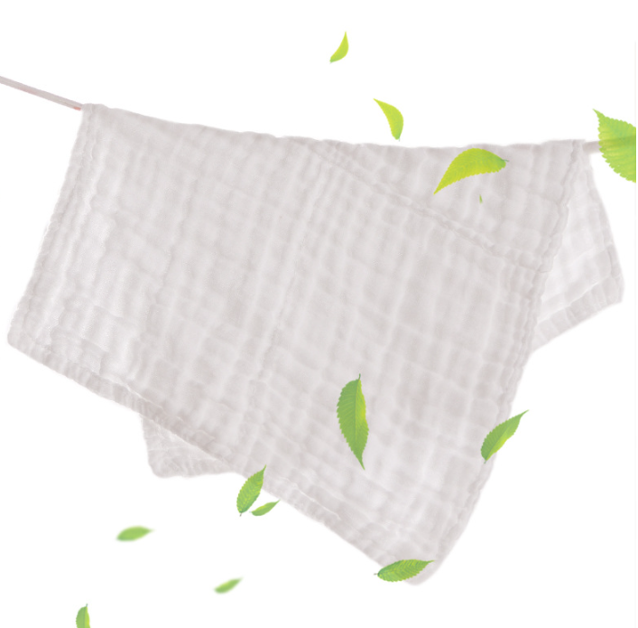 Baby Cotton Gauze Diapers Easy To Absorb Water And Washable 4 Layers Of Gauze For Newborns — foto 5