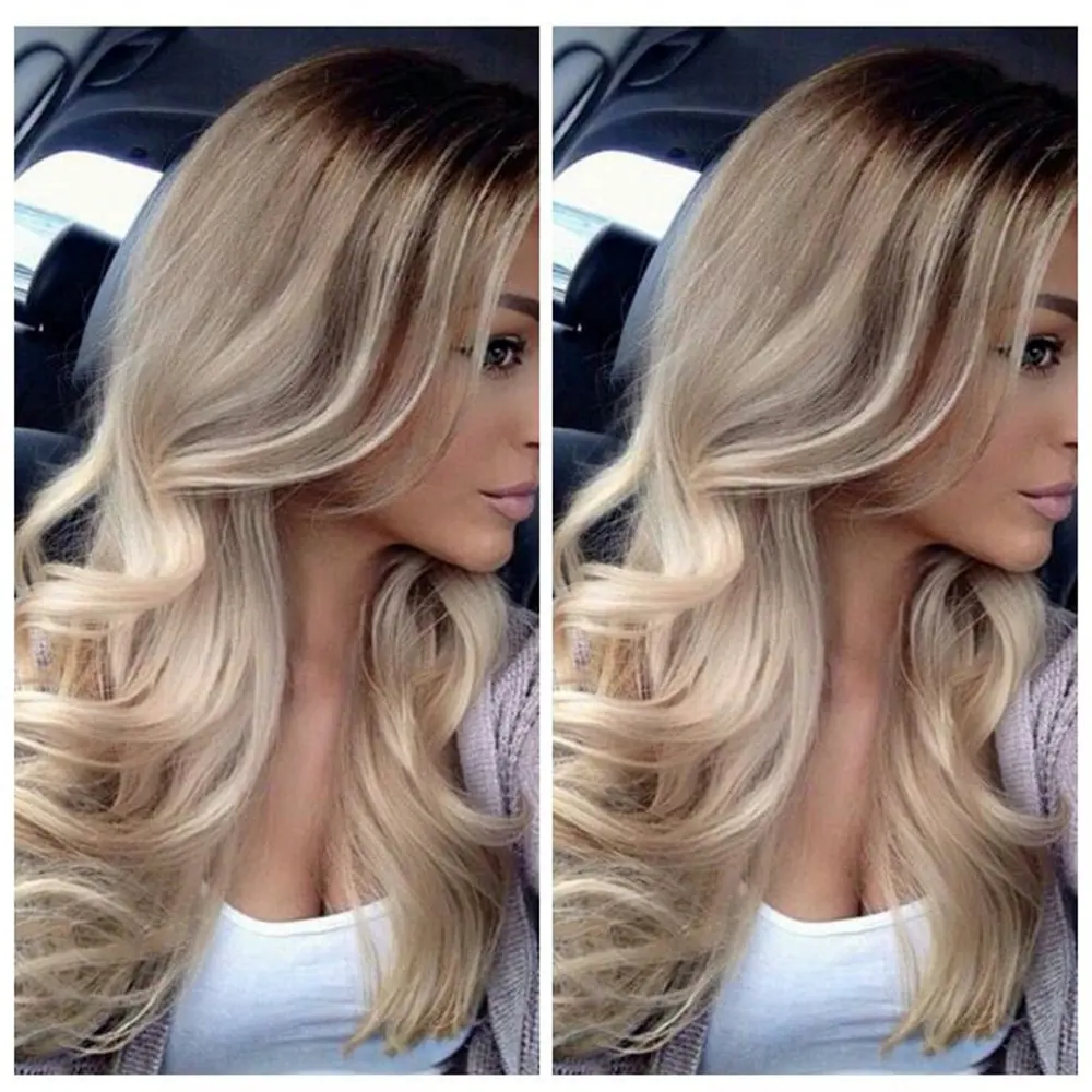 Women's Medium-length with Big Waves and Fluffy Curly Hair