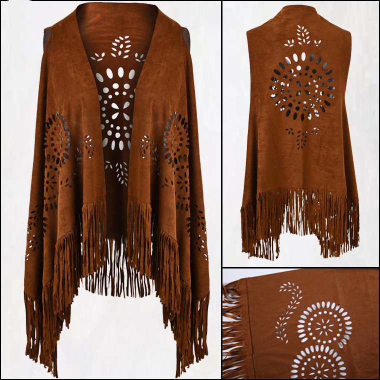 Variety Of Fashion Vest Europe And The United States Korean Style Hollow Shawl