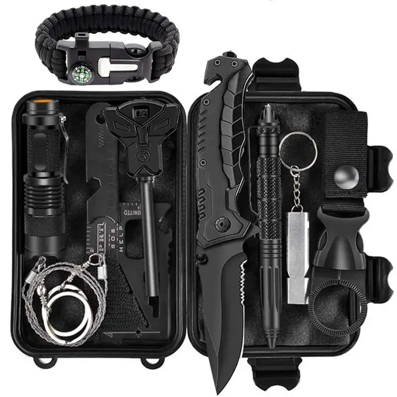 Outdoor Multifunctional Survival Tool Set Camping Equipment SOS First