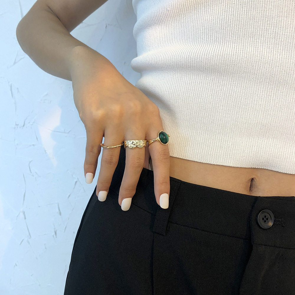 Ring Female Fashion Retro Fashionable Joint Ring 3-piece Set