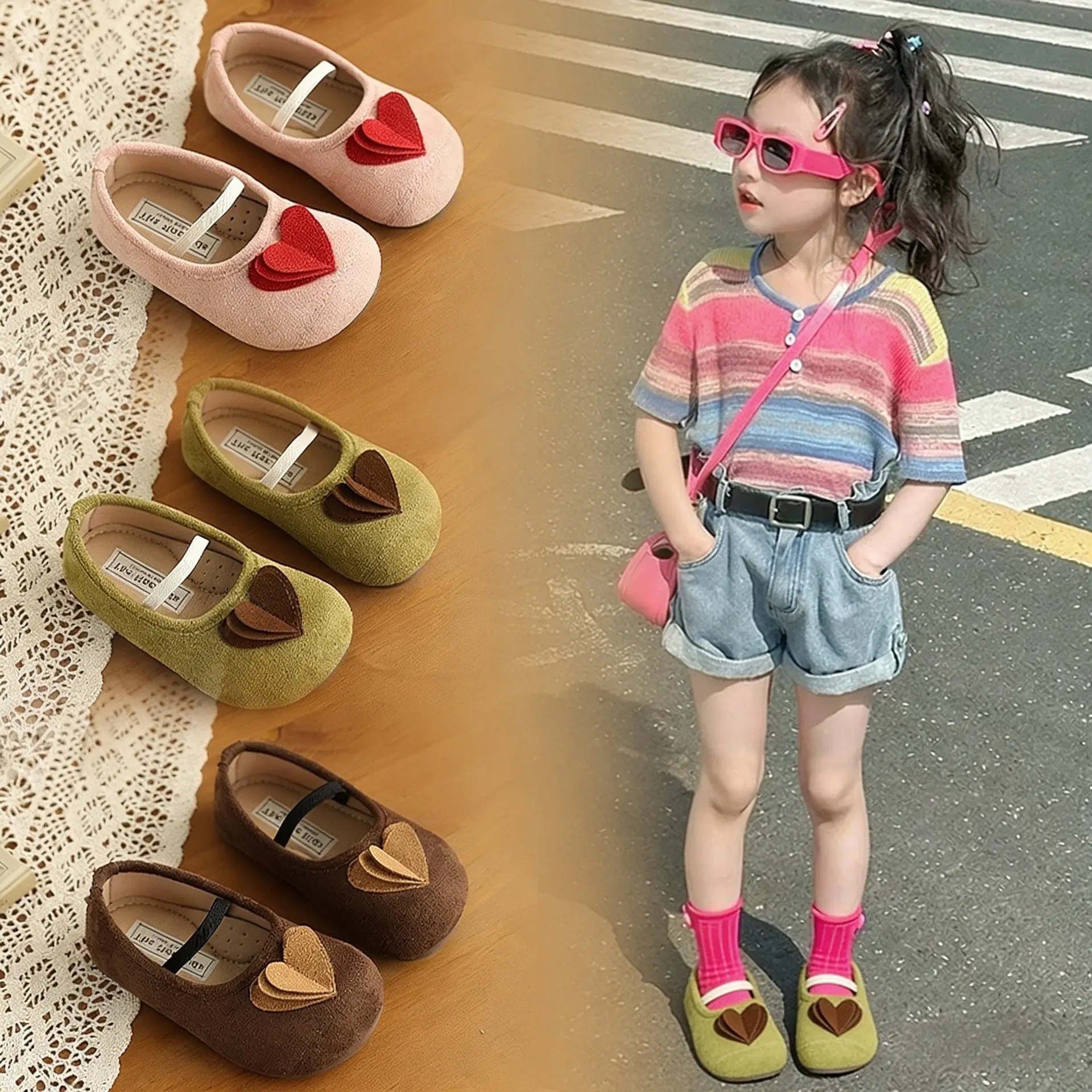 2026 Spring New Kids Loafers, Cute Princess