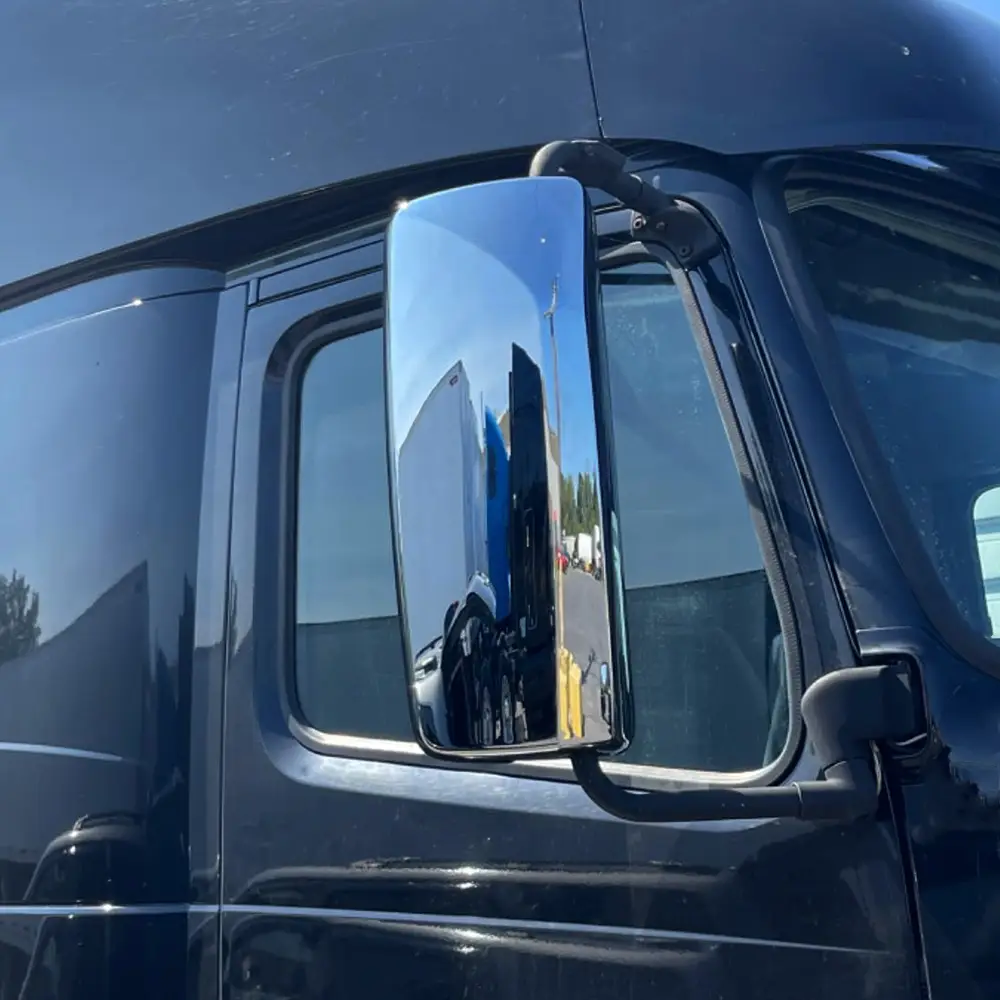 Chrome Door Mirror Covers Compatible With Volvo VNL,VNM 2Pcs