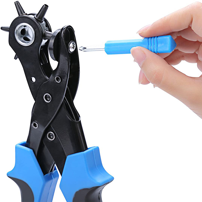 Title 4, 6-in-1 Belt Punch Pliers