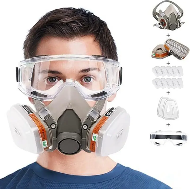 16In1 Respirator Half Face Gas Mask Facepiece
