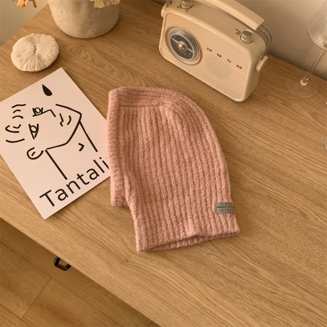 Korean One Piece Scarf One Piece Headgear Pink - Shop at LoveMi