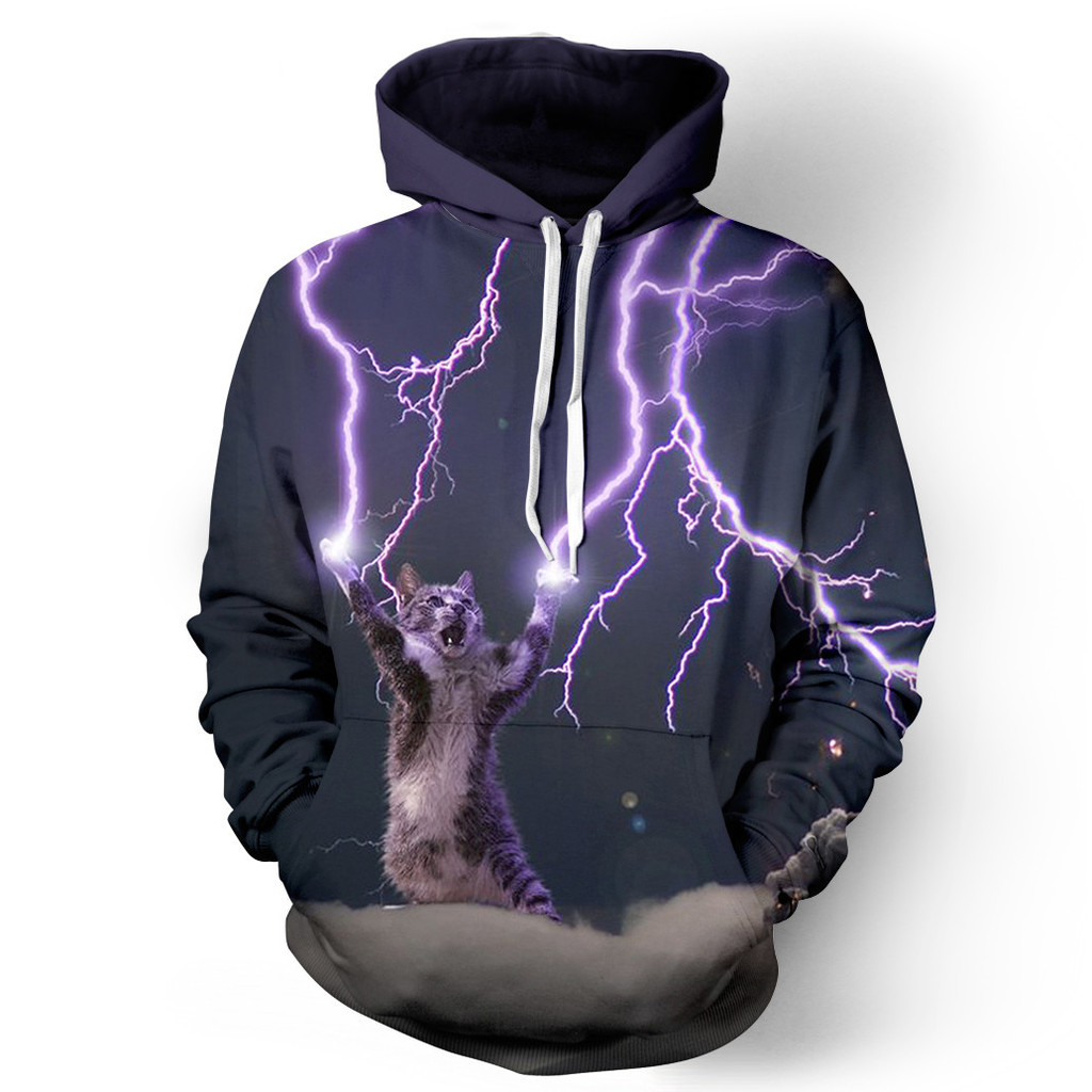 Title 3, Dames Big Tree digitale print hoodie met lange ...