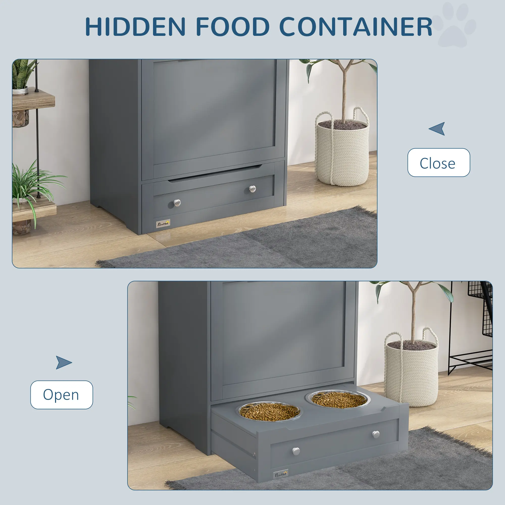 Pet Feeder Stations, Lockers, Dog Food Storage
