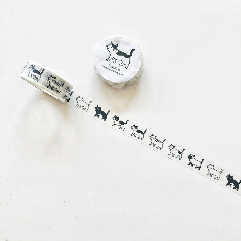 Title 9, Creative Cute Kitty And Paper Adhesive Tape