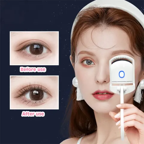 Heated Eyelash Curler Electric Temperature Control Mini Portable Charging