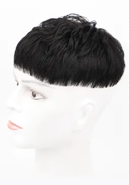 Korean Style Handsome Real Hair Fashion Hot Fluffy Natural Wig