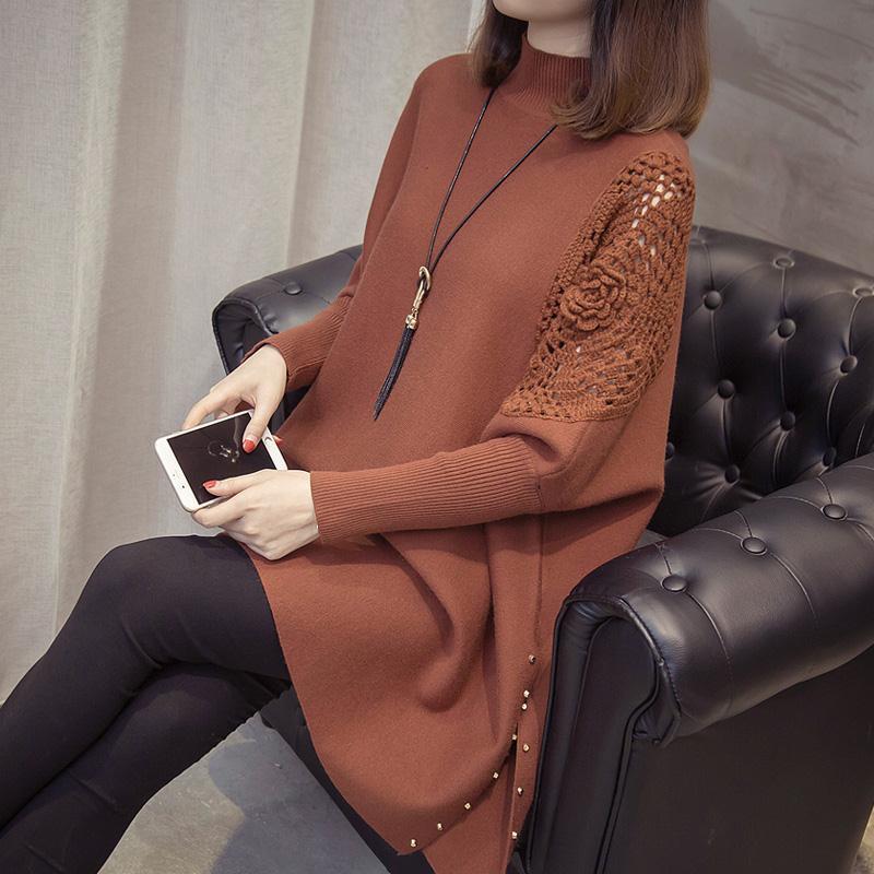 Loose Large Size Shawl Cloak Thick Coat Half High Collar
