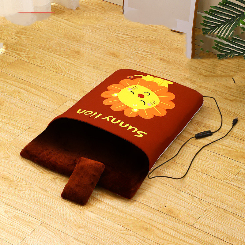 Semi closed Thermostatic Heated Pet Nest Lion - Shop at LoveMi