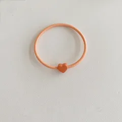 Love Hair Band Candy Colour Headband Highly Elastic Hair Rope Hair Elastic Band - Orange - View 1