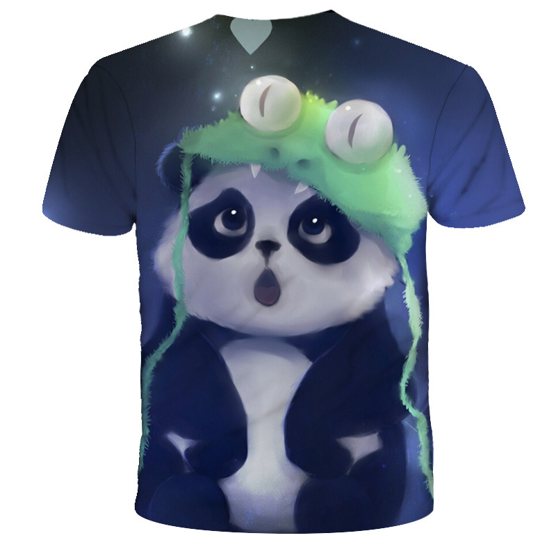 Title 3, Sommer Herren bedrucktes 3D-Cartoon-Panda-Kurza...