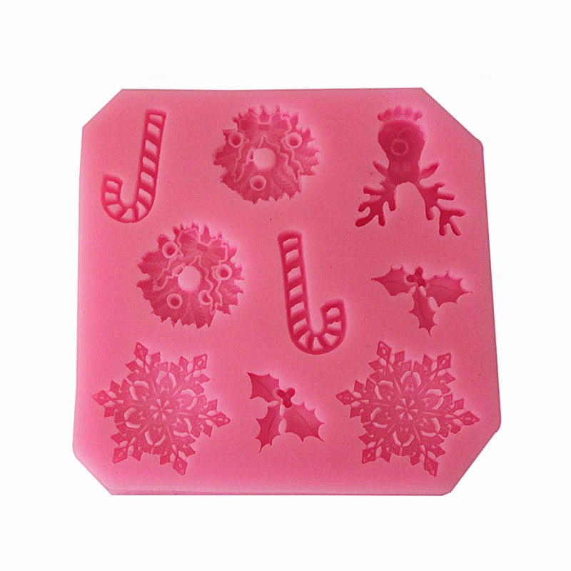 Title 3, Snowflake Baking DIY Tool Fondant Cake