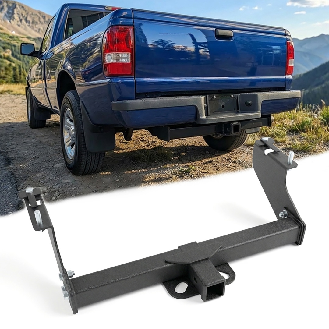 Noir Classe 3 Attelage de remorque 2 pouces Récepteur compatible