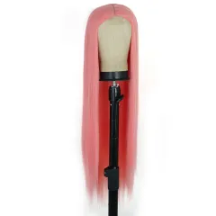 Front Lace Long Straight Hair Chemical Fibre Wig - 1632Color - View 1