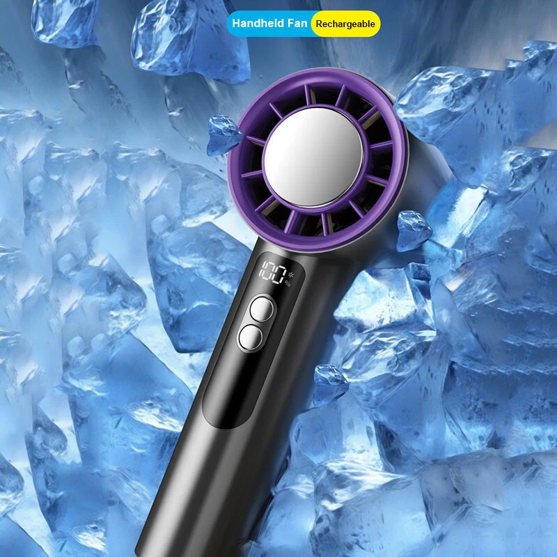 USB Handheld Fan Rechargeable Portable Mini Hand Held Small Fans Cooler