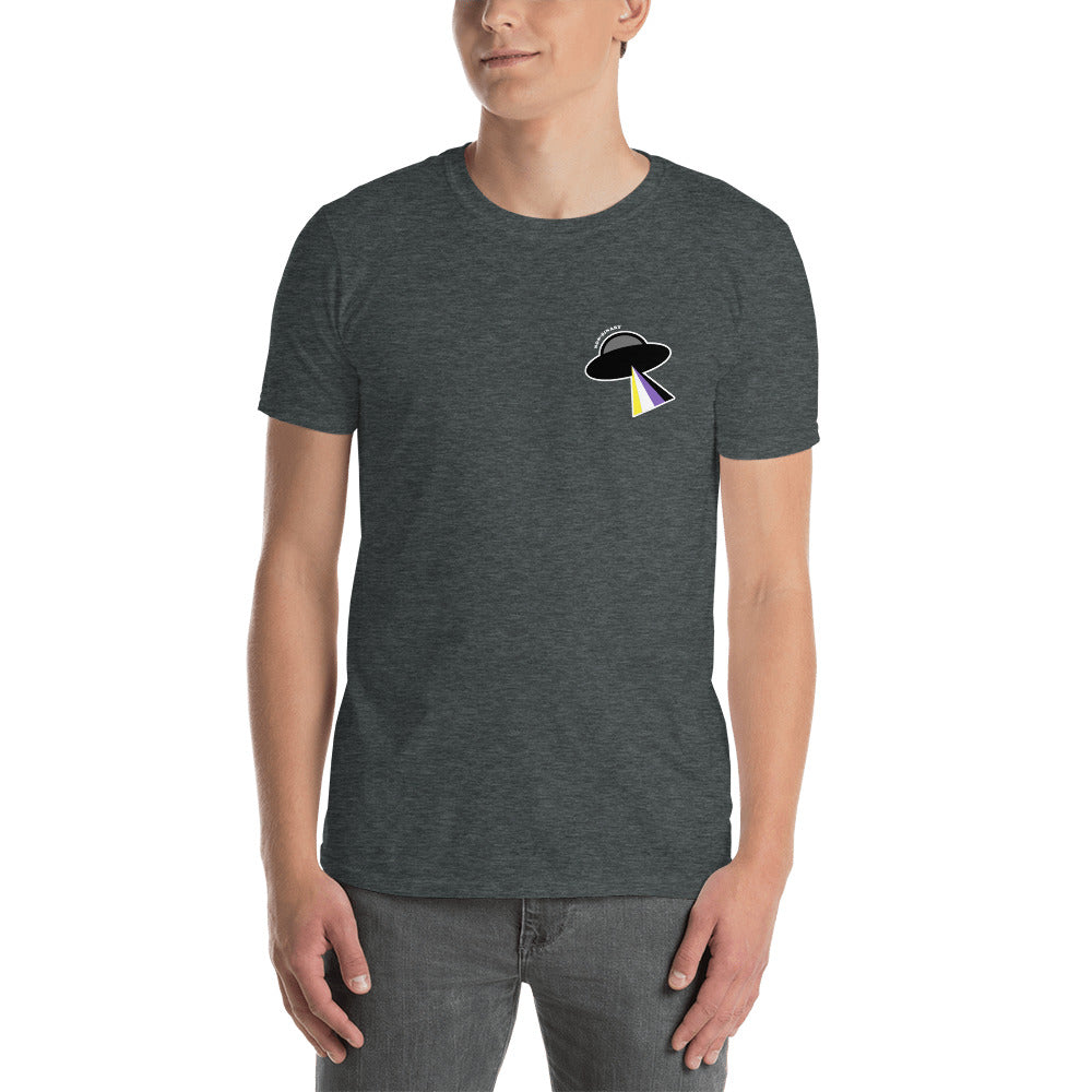 Title 1, Non Binary Flying Saucer Short Sleeved T-shirt ...