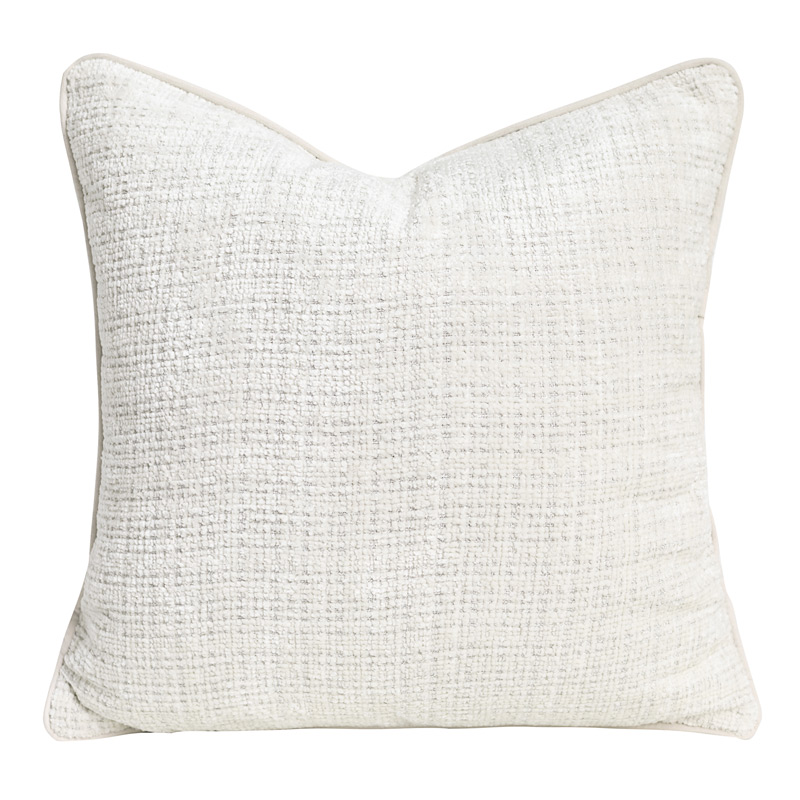 Beige square pillow