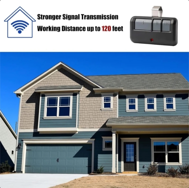 Universal Garage Door Opener Remote 2 Pack 3Button Key Keychain Transmitter — foto 6