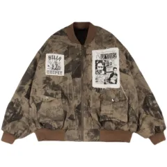 Women's Tie Dye All Match Retro Jacket - Tiedye - View 1