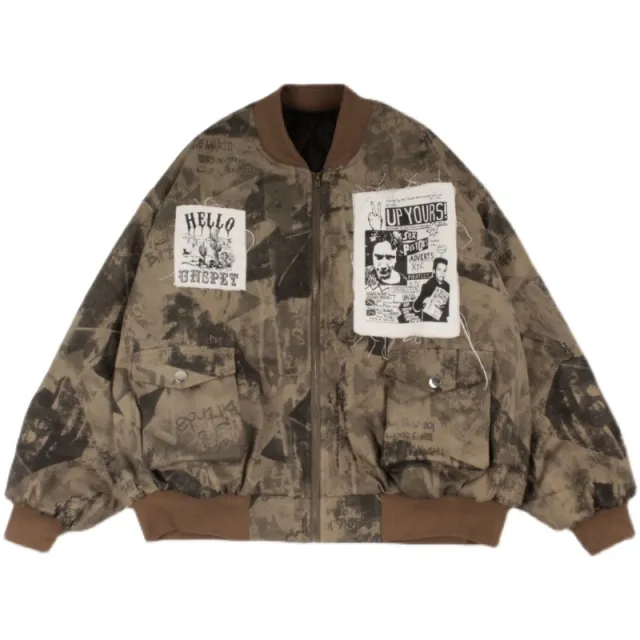 Women's Tie Dye All Match Retro Jacket Tiedye - Shop at LoveMi