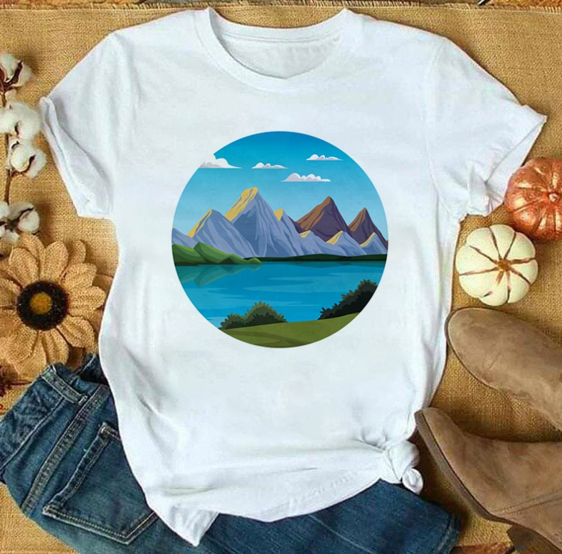 Summer New Letter Printing Women's T shirt Casual Fashion 2 Style - Shop at LoveMi