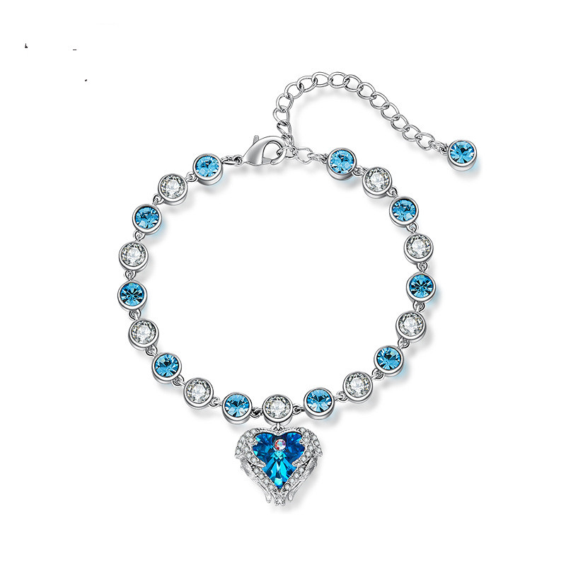 Title 3, Fashionable Simple Wild Ocean Heart Bracelet