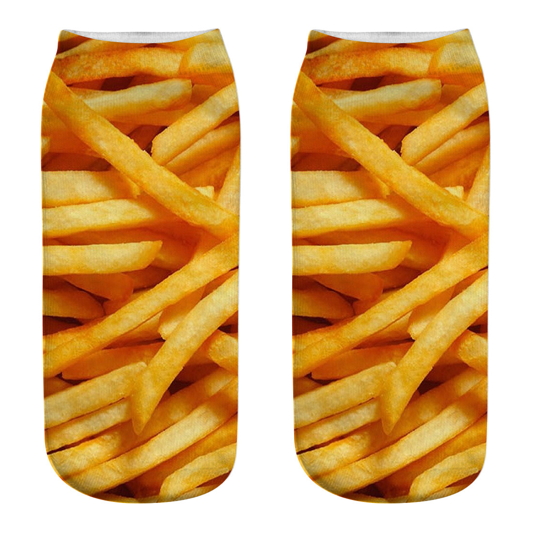 Title 4, Hamburger fries series 3D printing socks