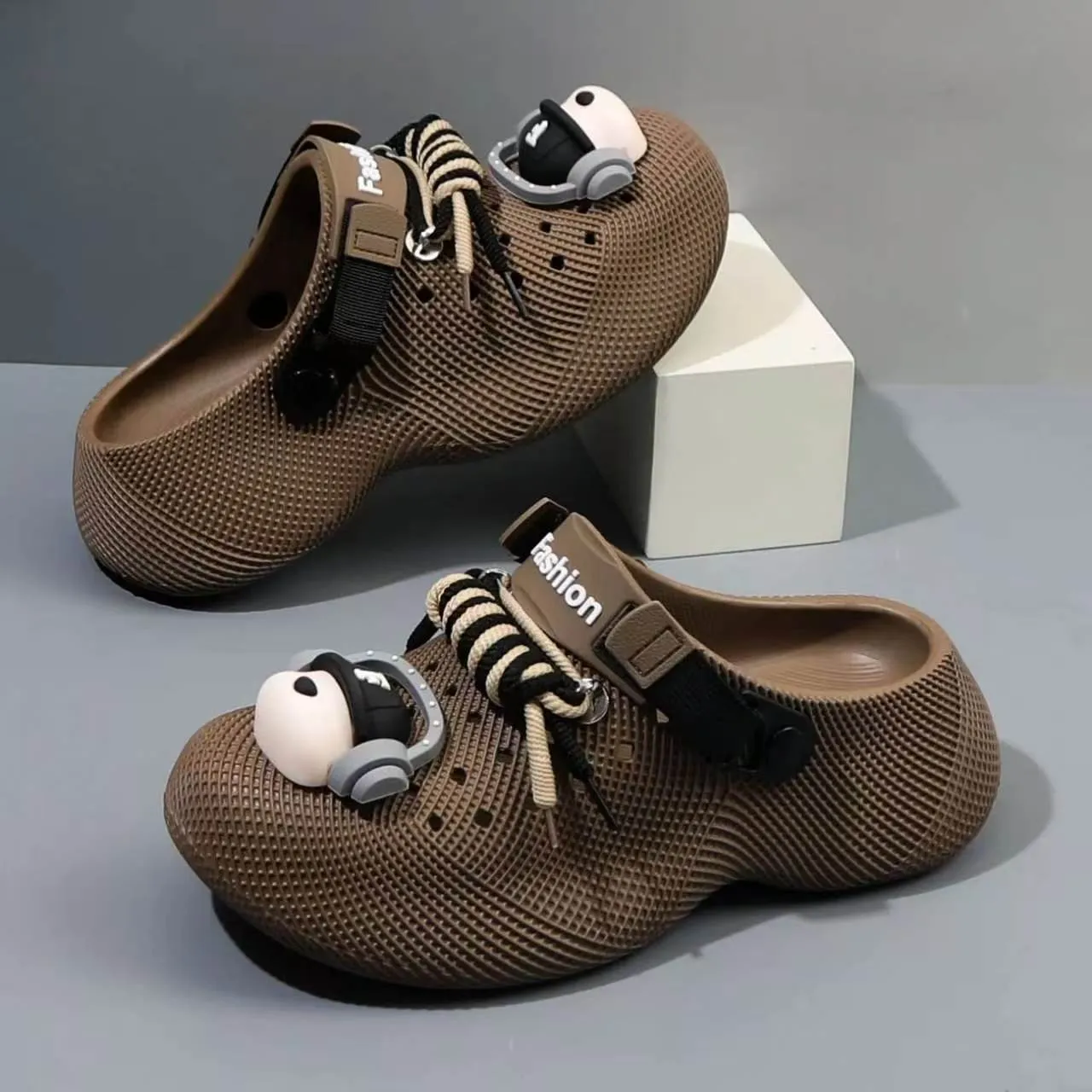 Men's Clogs Summer Outdoor Wear, Chunky Sole