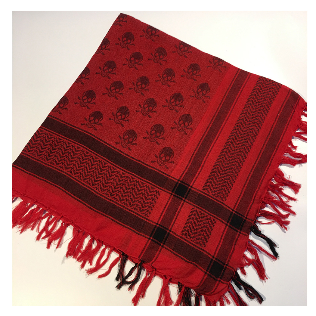 Square Tactical Ghost Head Scarf Outdoor Houndstooth