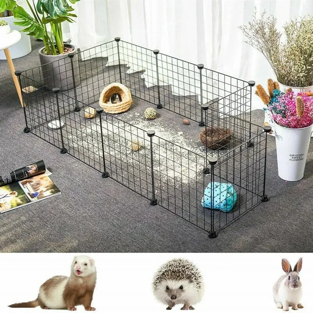 12 Panels Pet Dog Playpen Puppy Rabbits