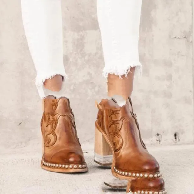 21 Years Autumn And Winter Boots European And American Brown - Shop at LoveMi