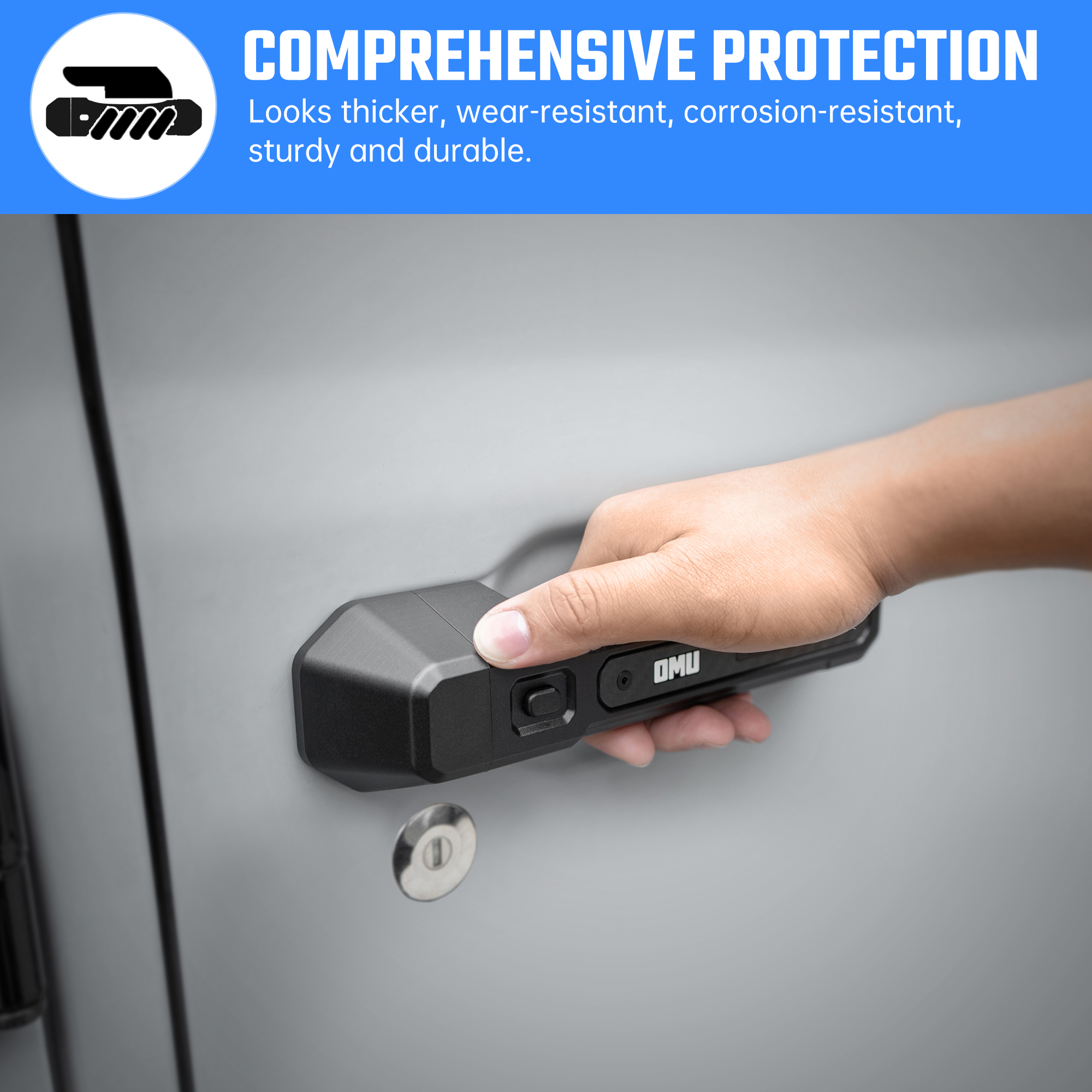 Door Handle Cover For Wrangler JL 2018 4 Doors 5 Pcs